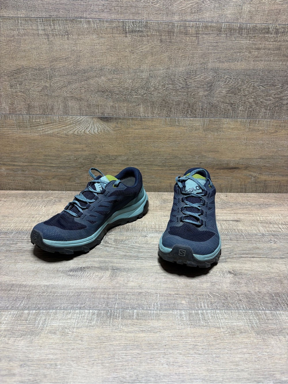 Salomon Women's Navy and Teal Trail Running Shoes